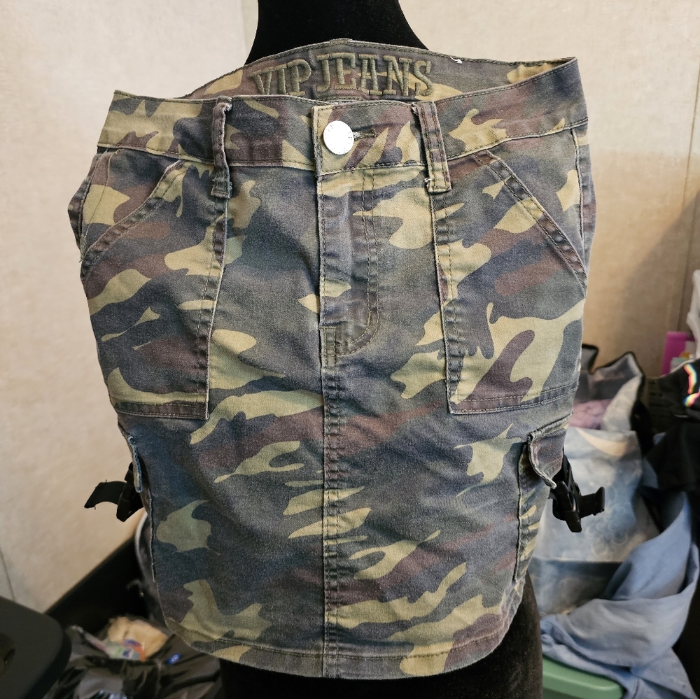 VIP Camouflage Mini Skirt